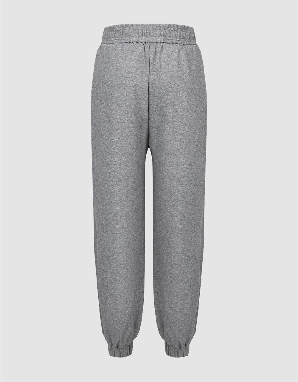 Elastic Waist Knitted Jogger Pants