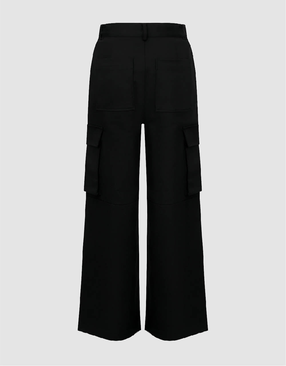 Multi-Pocket Loose Straight Pants