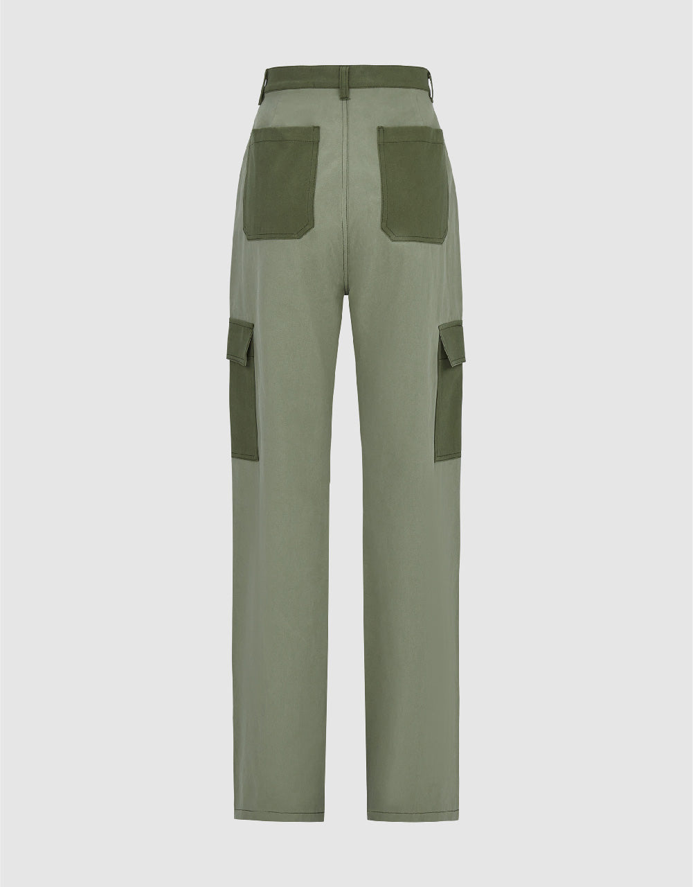 Multi-Pocket Straight Pants