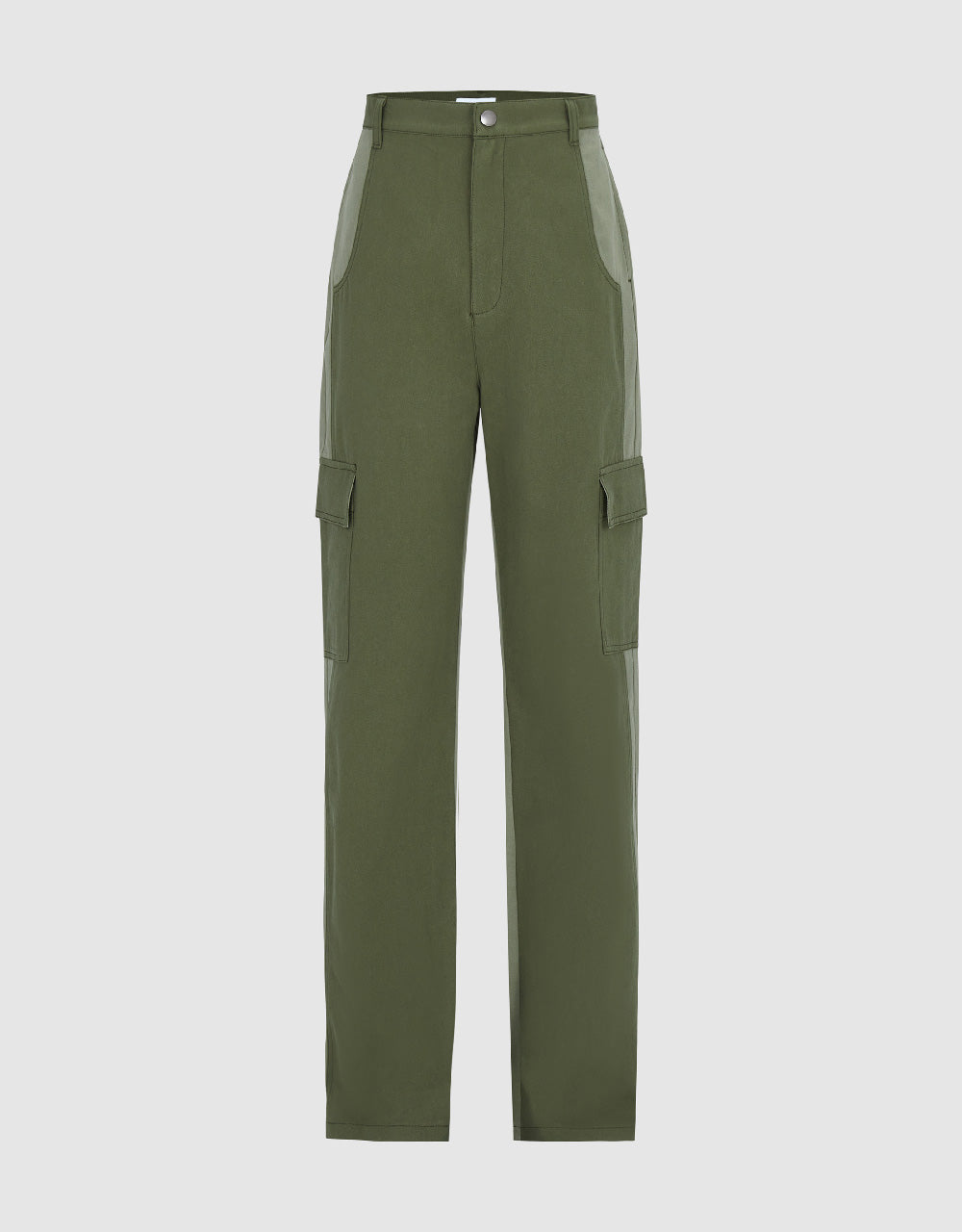 Multi-Pocket Straight Pants