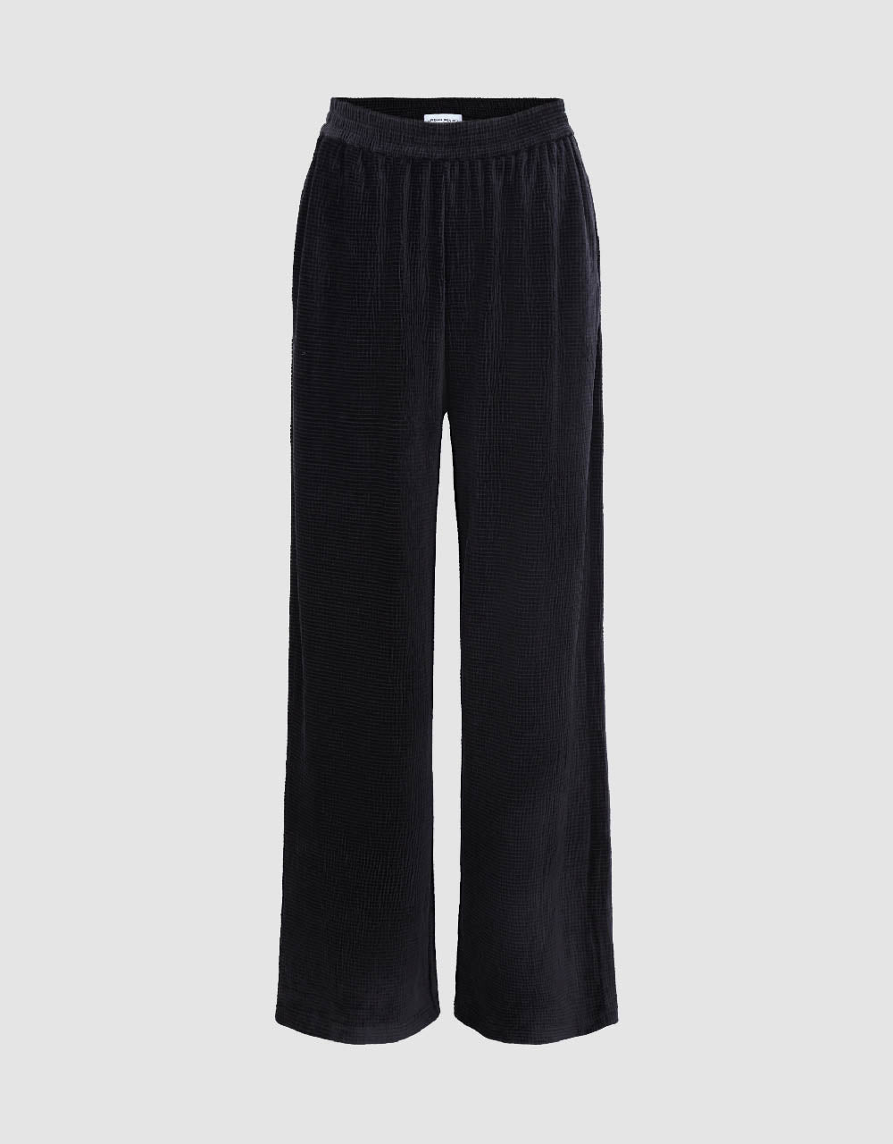 Elastic Waist Knitted Straight Pants