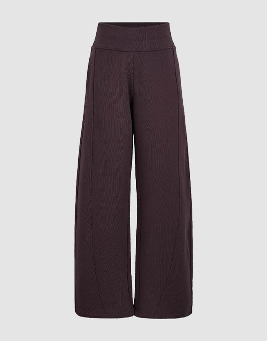 Knitted Wide-Leg Pants