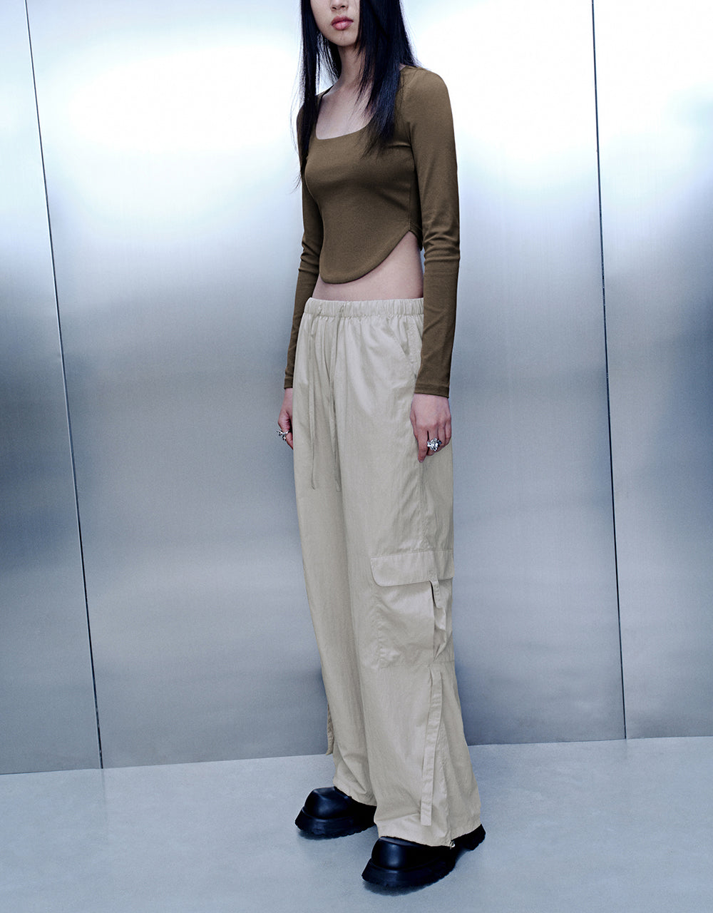 Loose Straight Pants