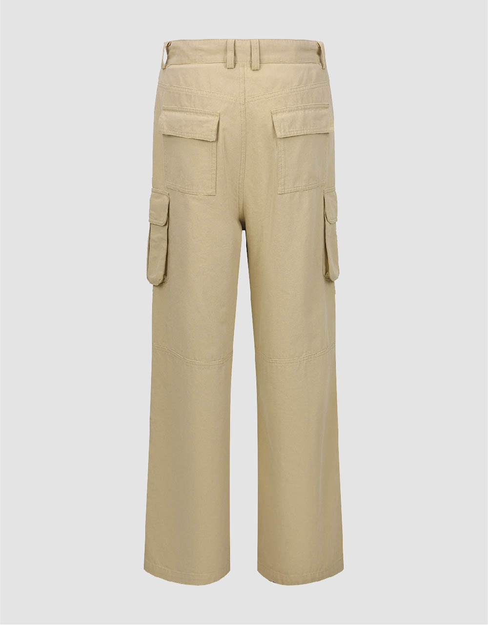 Drawstring Waist Straight Pants