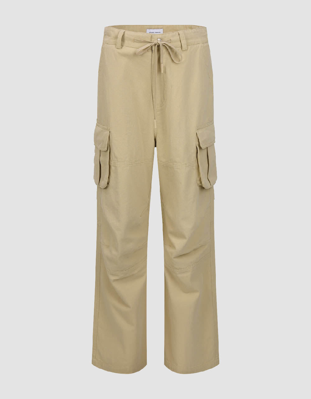 Drawstring Waist Straight Pants