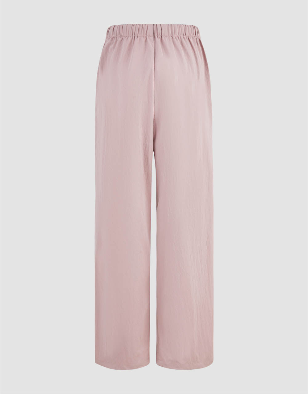 Drawstring Waist Wide-Leg Pants