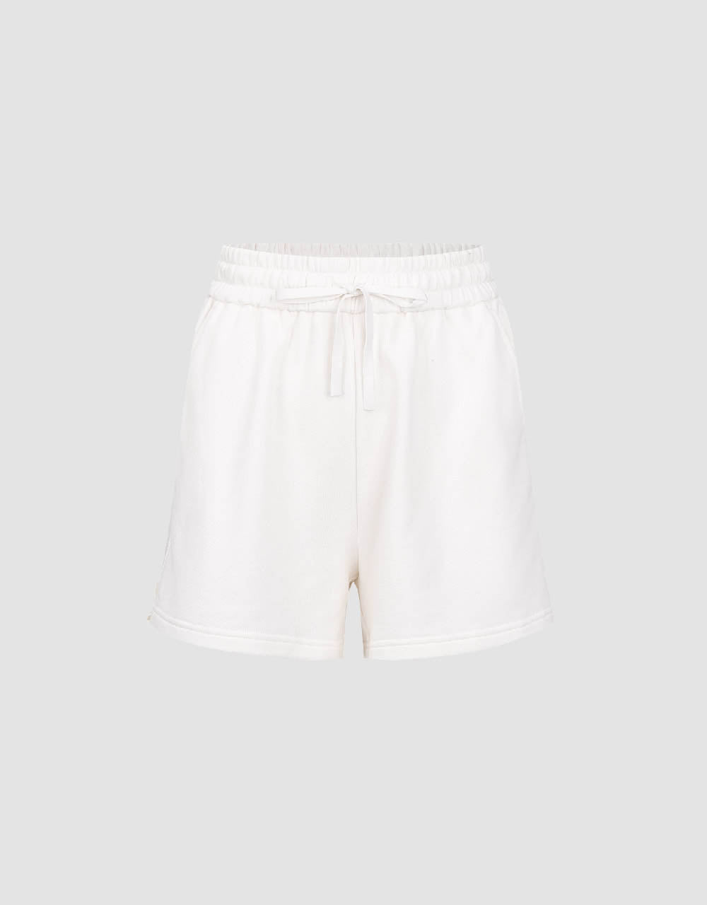 Drawstring Waist Loose Shorts