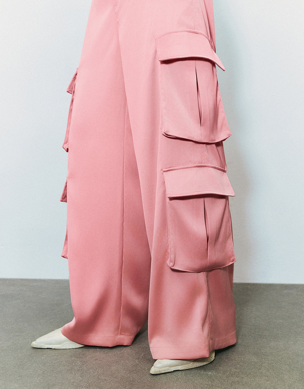 Multi-Pocket Straight Pants