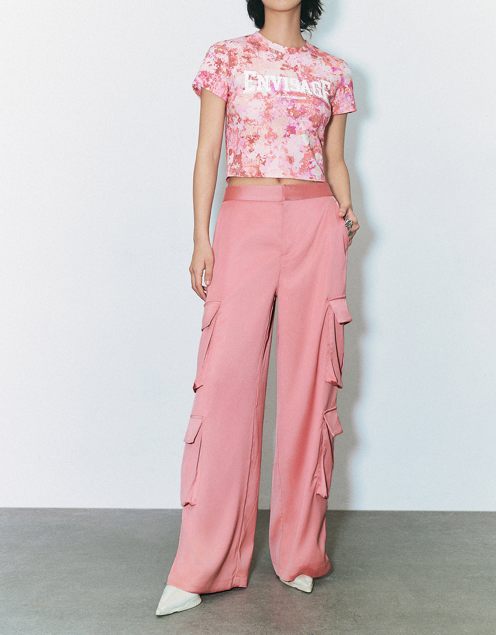 Multi-Pocket Straight Pants