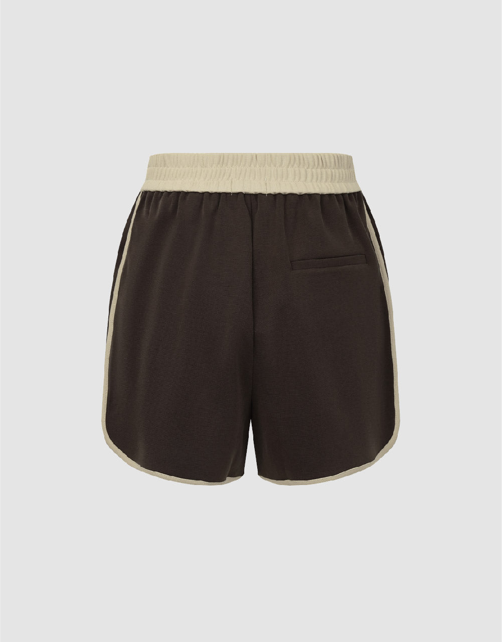 Elastic Waist Knitted Shorts