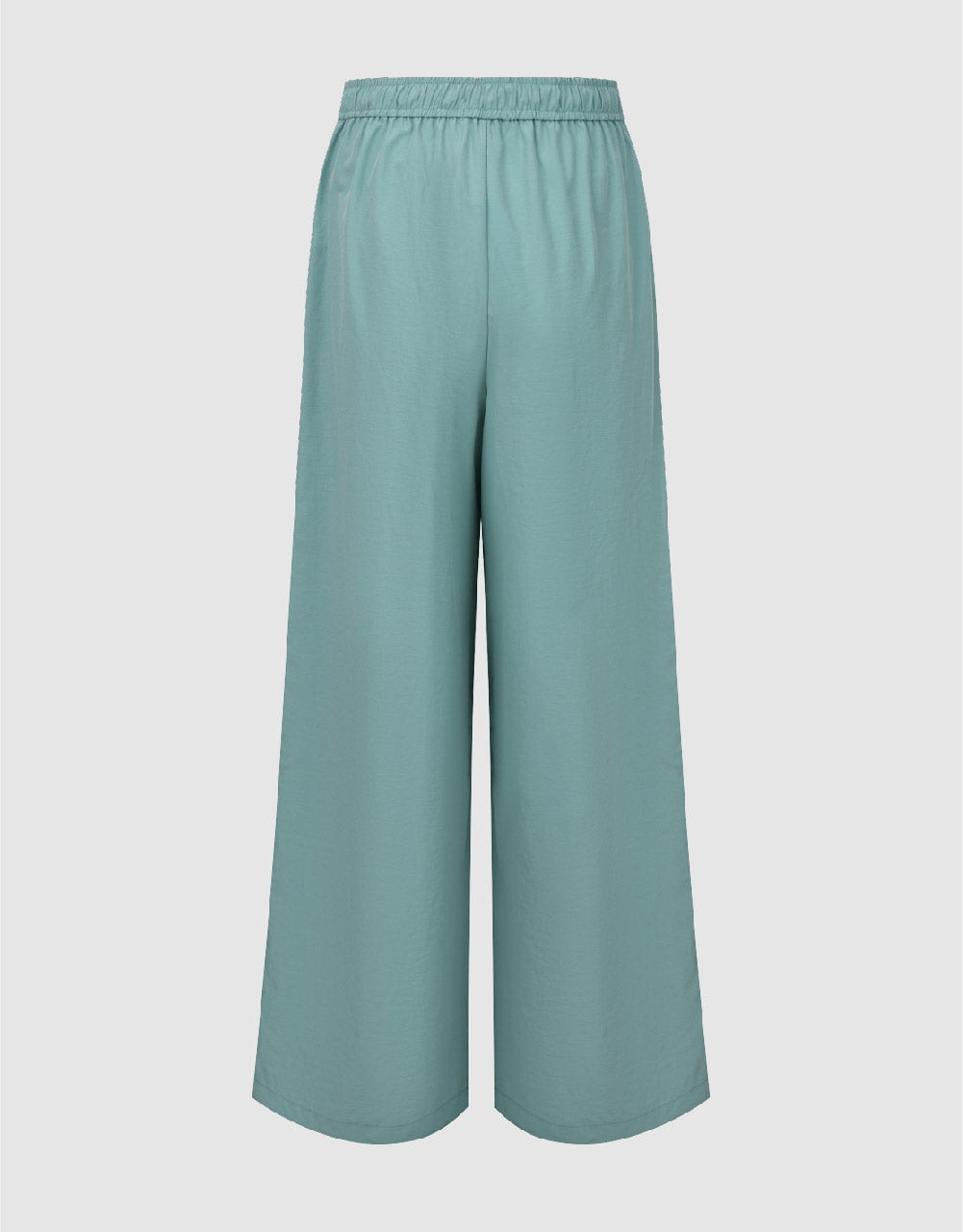 Drawstring Waist Wide-Leg Pants