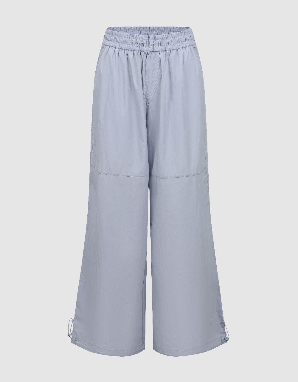 Elastic Waist Wide-Leg Pants