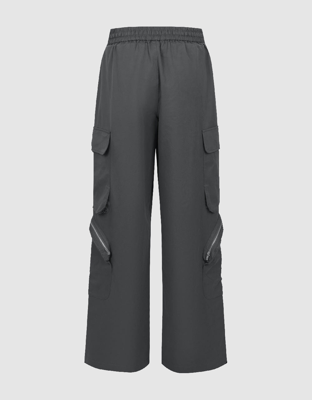 Drawstring Waist Wide-Leg Pants