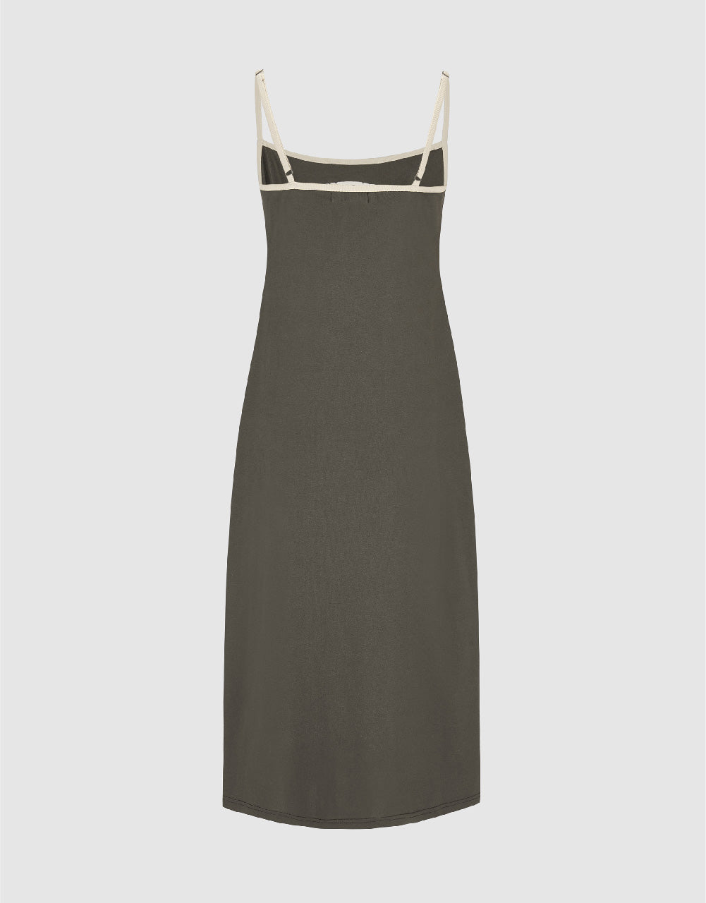 Sleeveless U Neck Skinny Dress