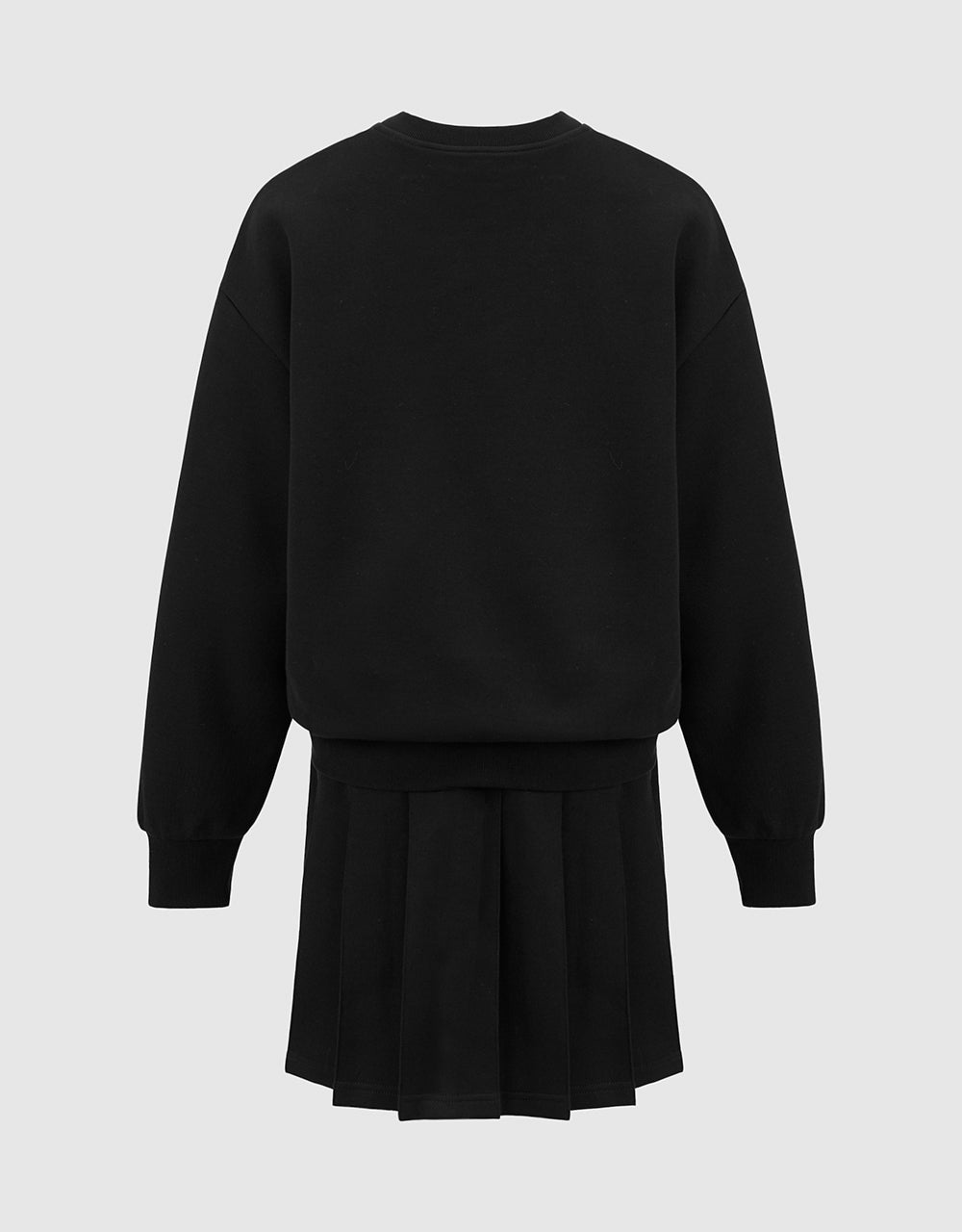 Straight Crew Neck Knitted Dress