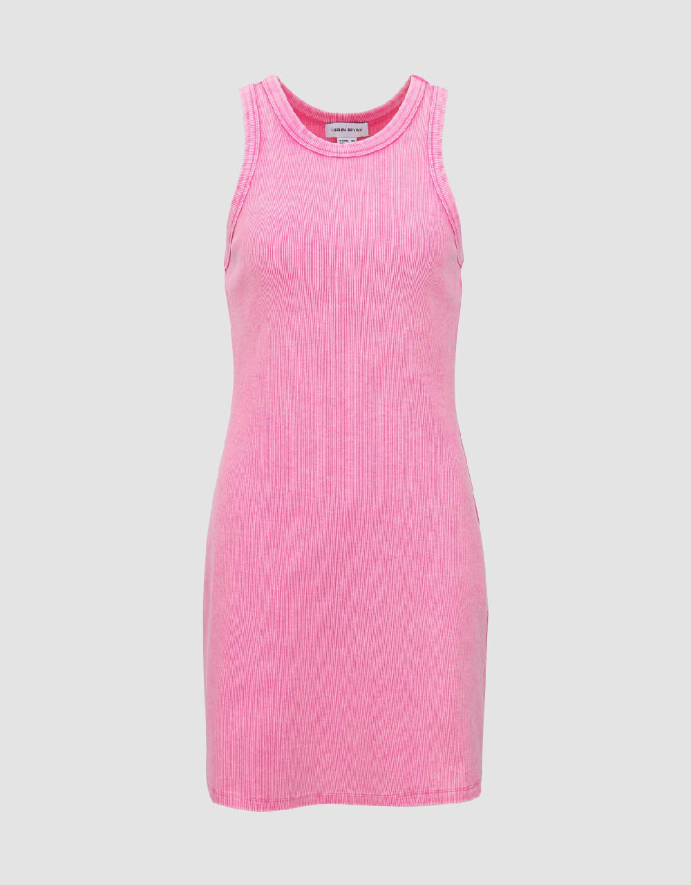 Sleeveless Crew Neck Skinny Knitted Dress