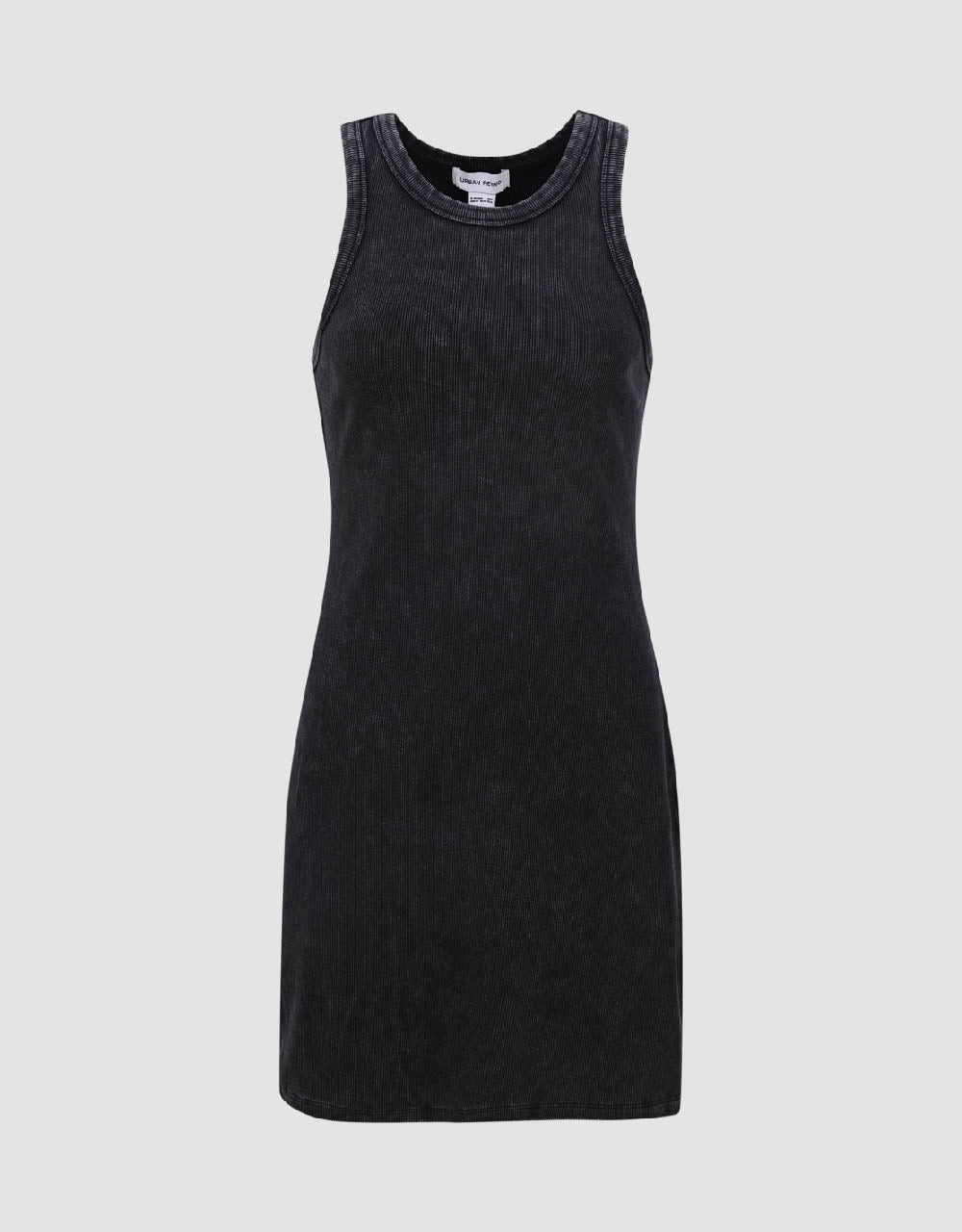 Sleeveless Crew Neck Skinny Knitted Dress