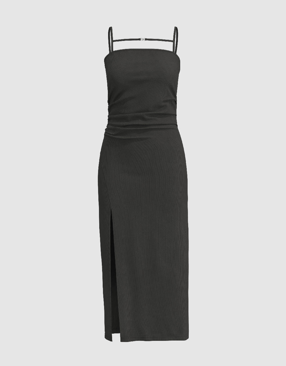 Ruched Skinny A-Line Cami Dress