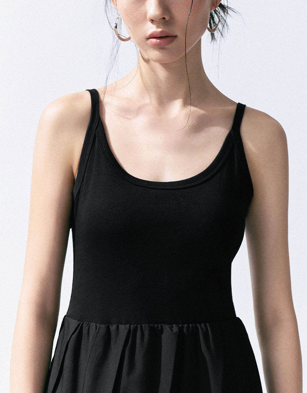 U Neck A-Line Cami Dress