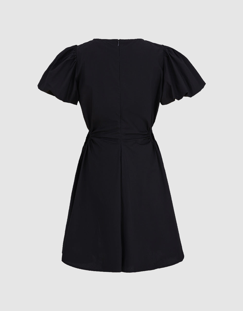 Crew Neck Mini A-Line Dress