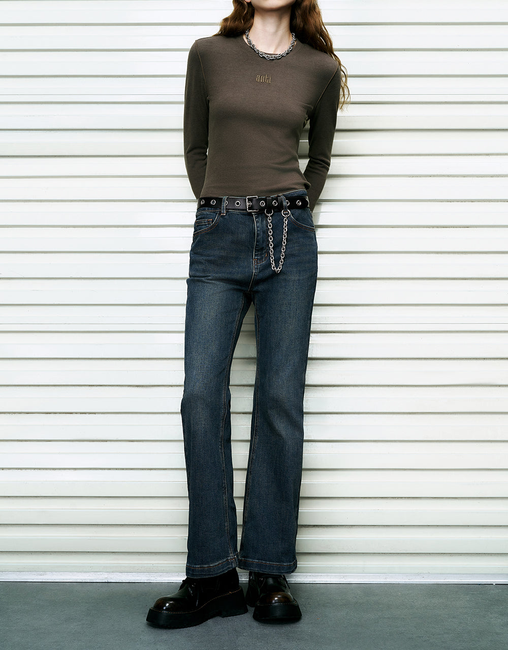 Flare Jeans With Belt