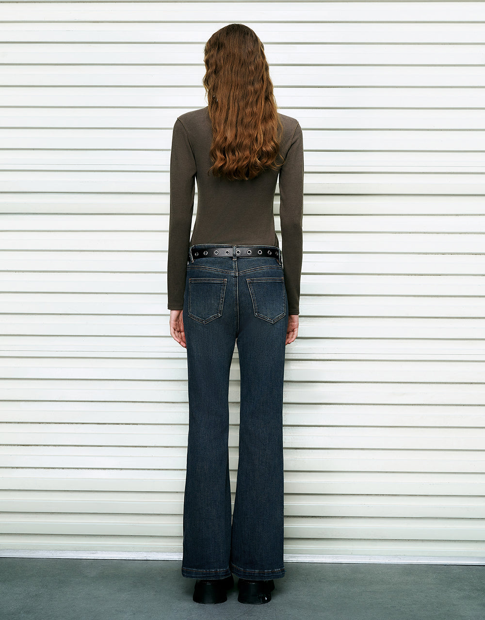 Flare Jeans With Belt