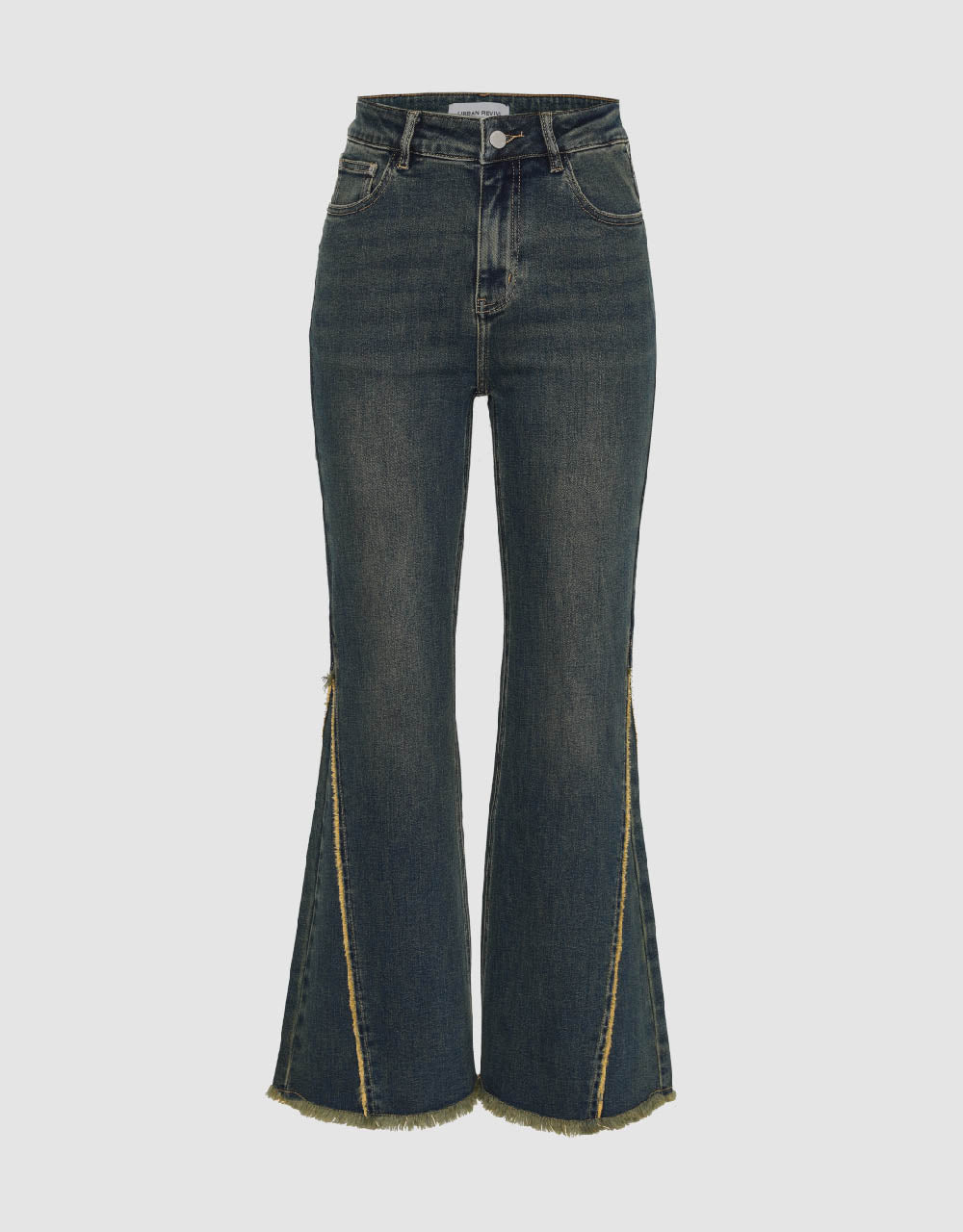 Split Hem Flare Jeans