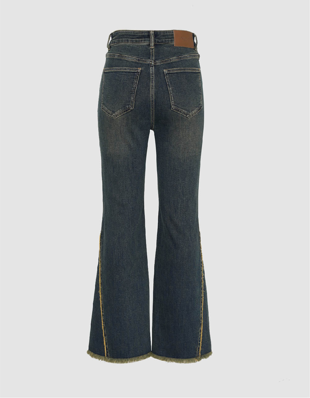 Split Hem Flare Jeans