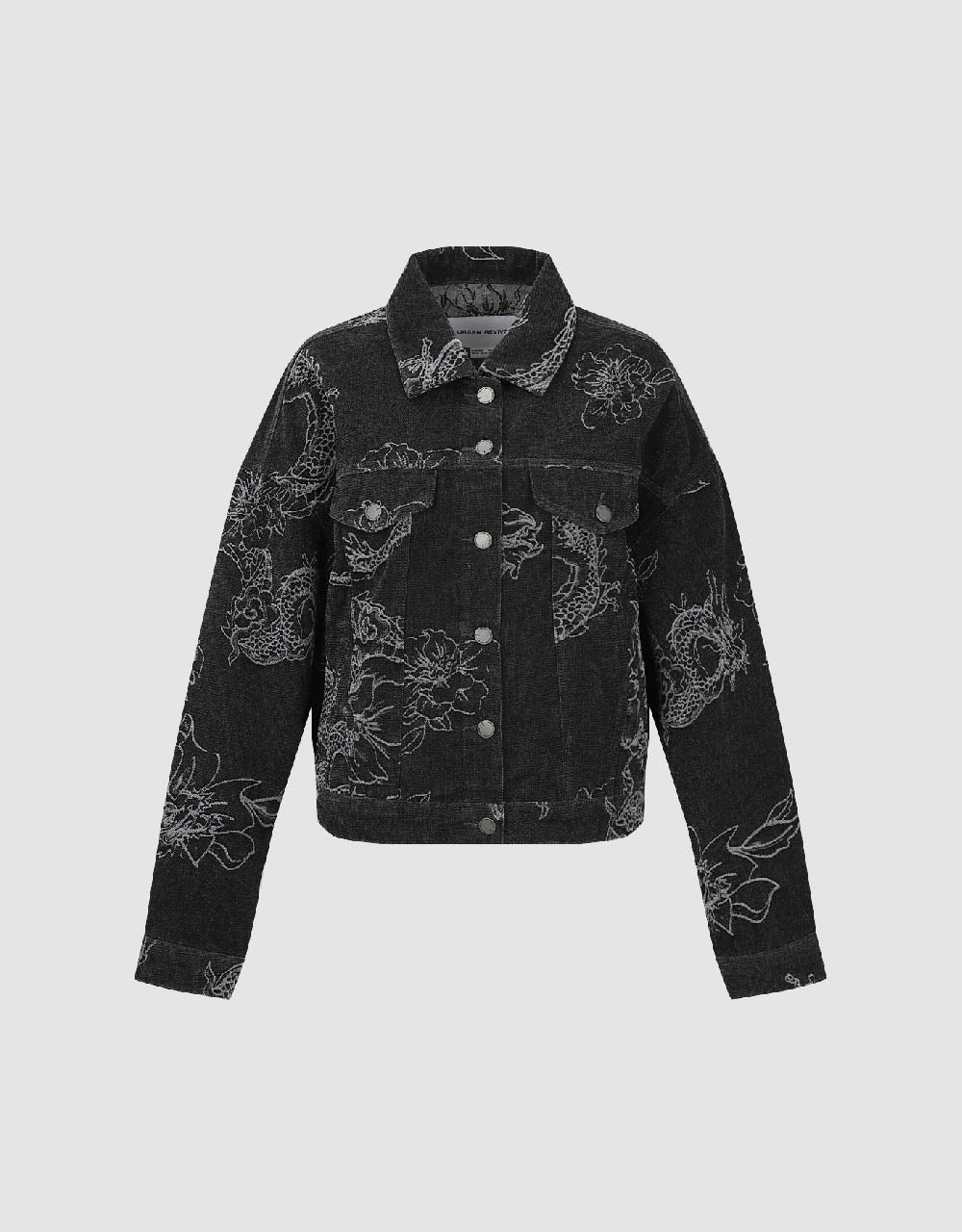 Dragon Printed Denim Jacket