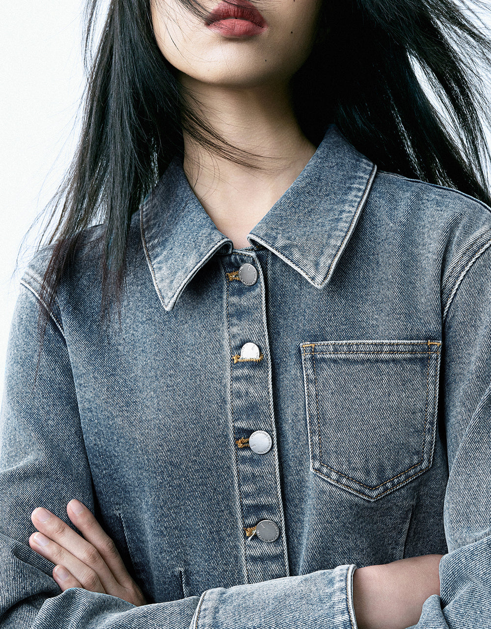 Cropped Denim Jacket