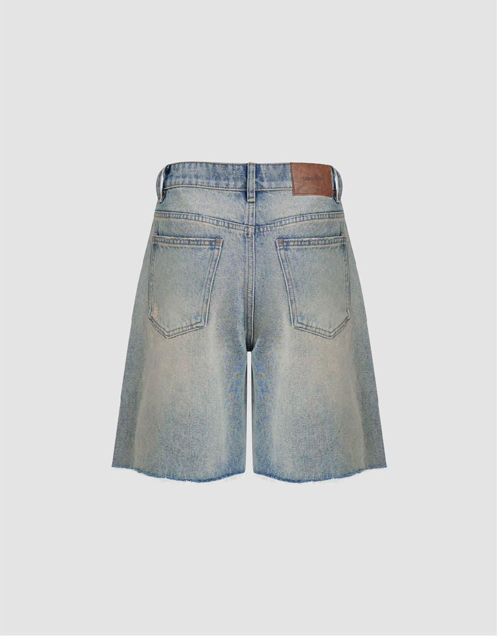 Raw Hem Denim Shorts