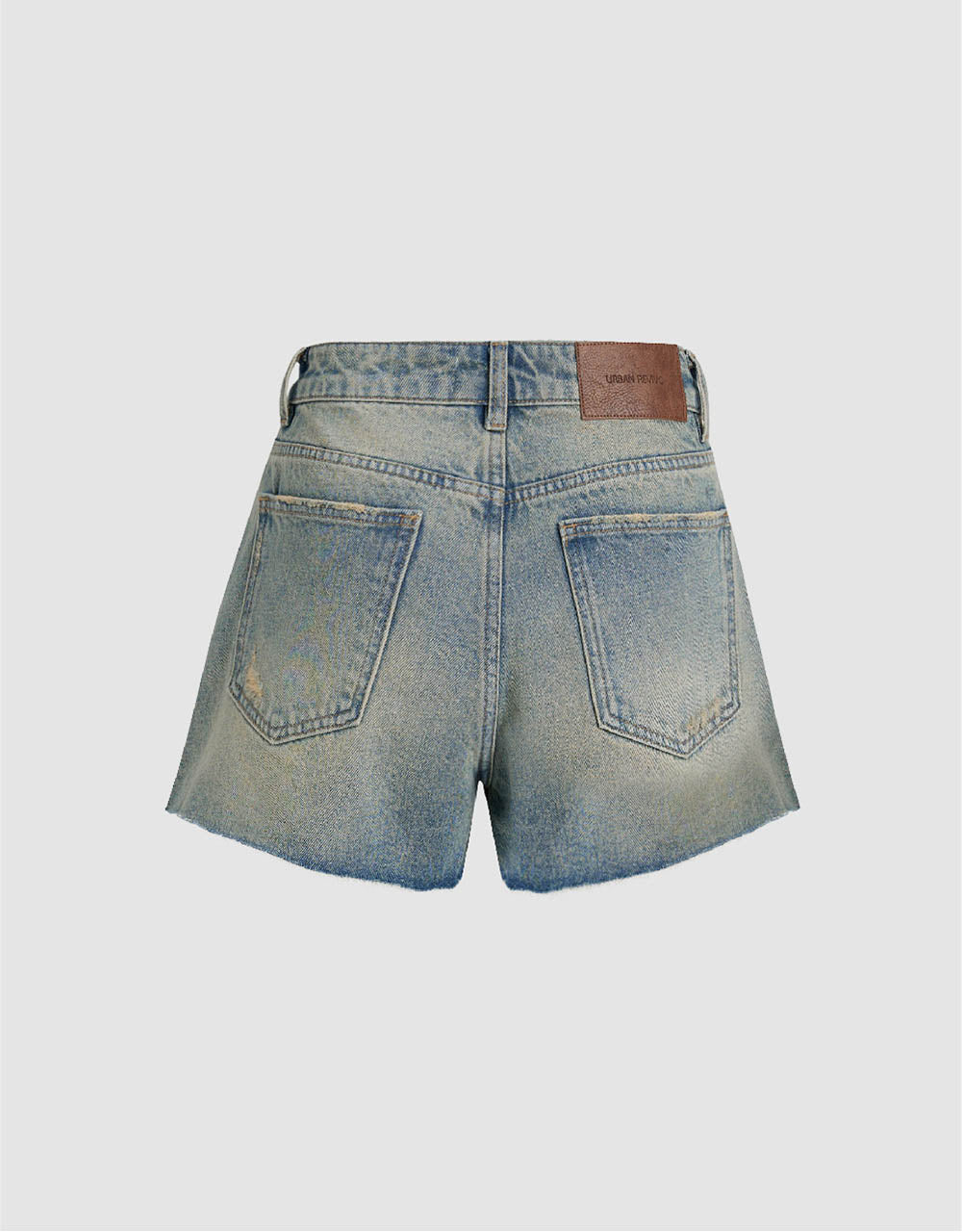 Raw Hem Denim Shorts