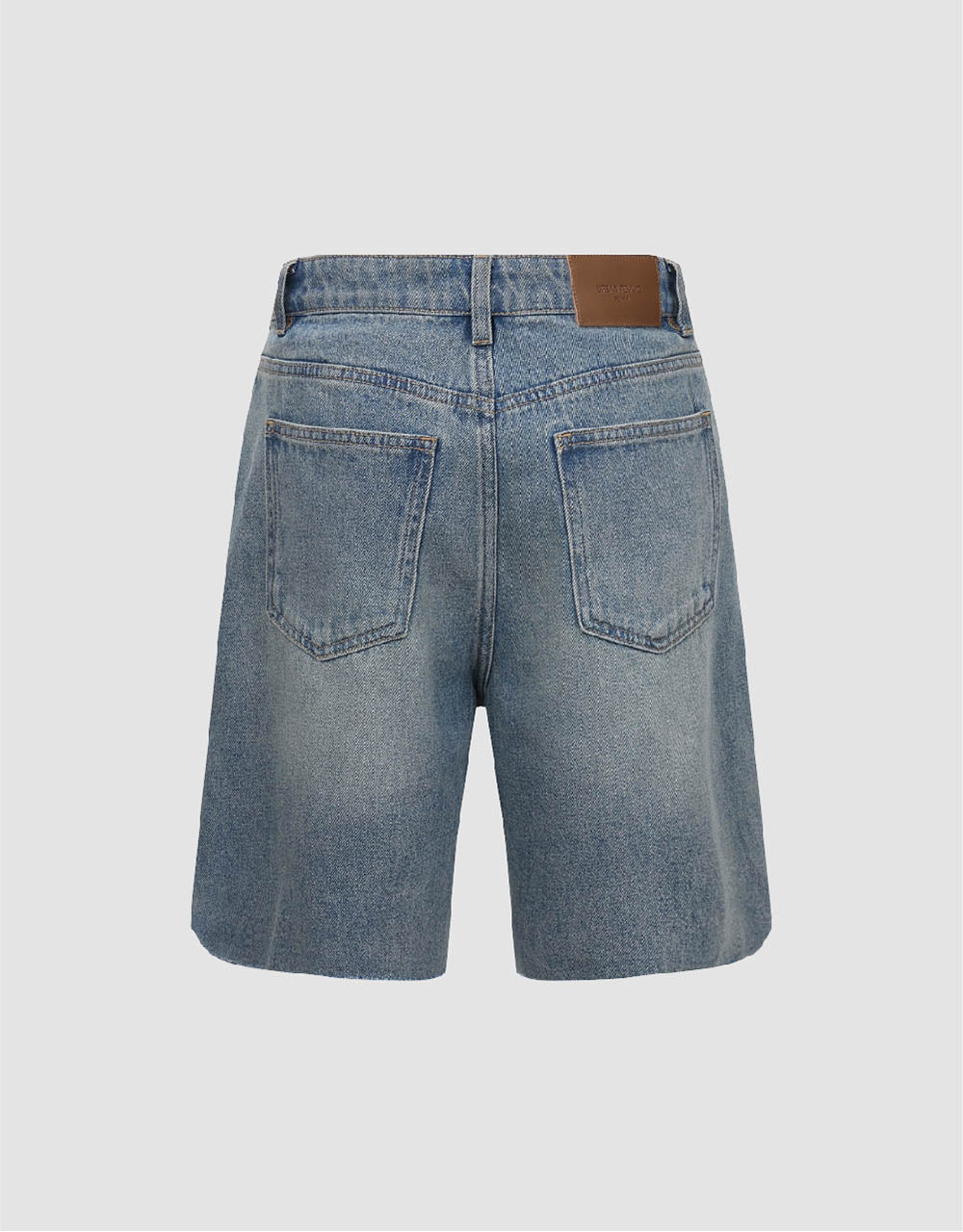 Raw Hem Denim Shorts