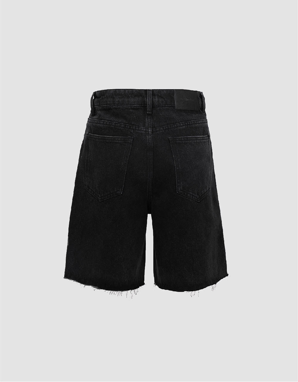 Raw Hem Denim Shorts