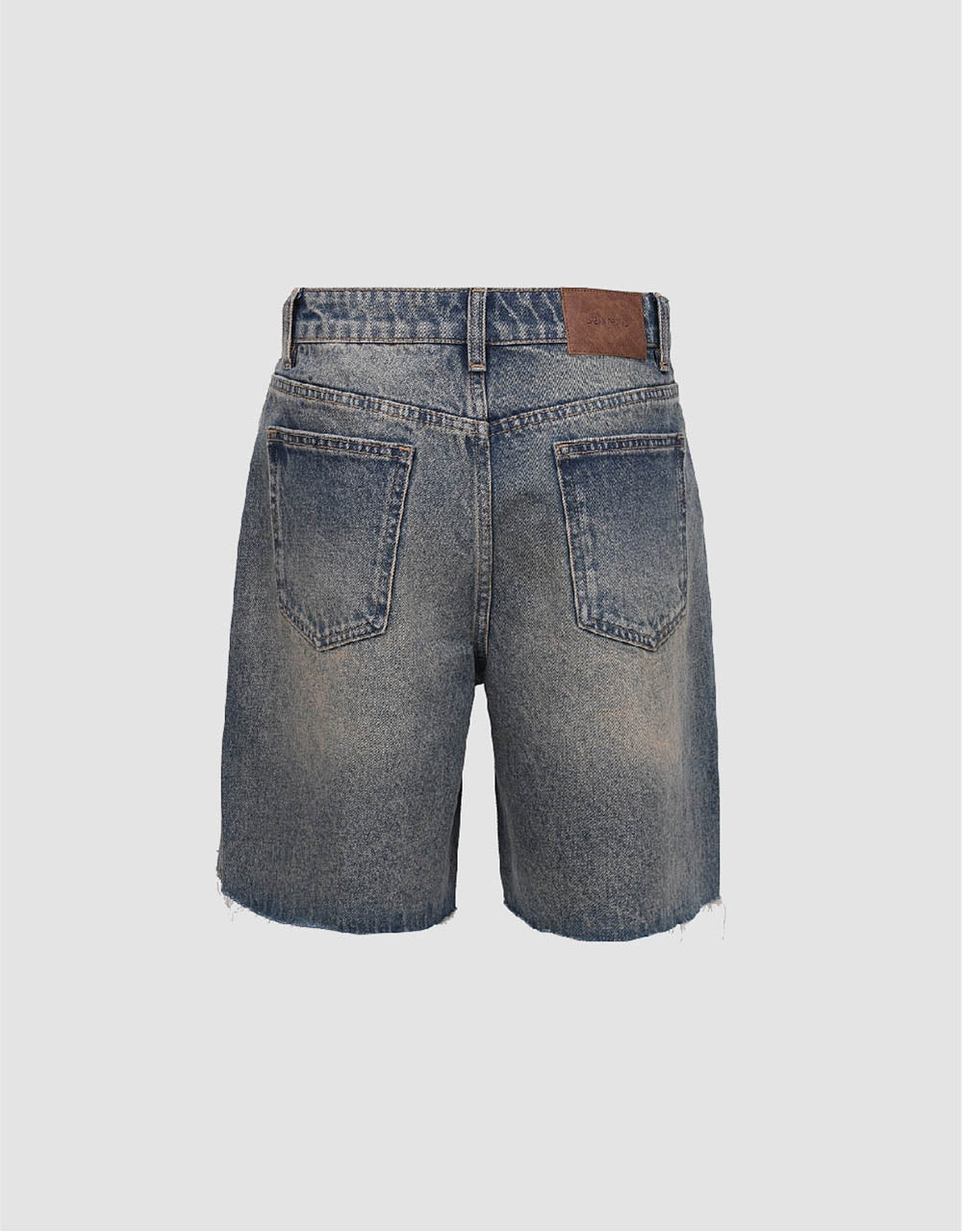 Raw Hem Denim Shorts