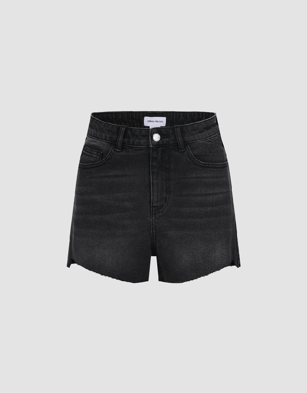 Raw Hem Denim Shorts