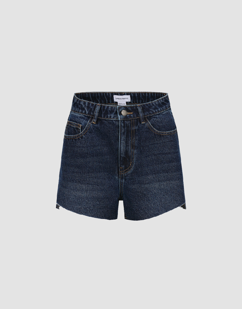 Raw Hem Denim Shorts