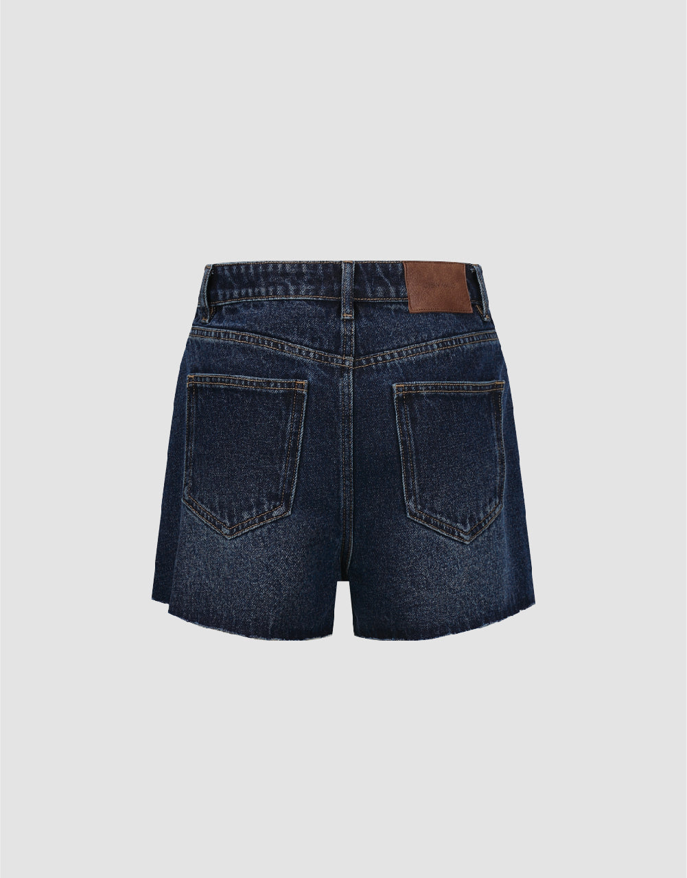 Raw Hem Denim Shorts