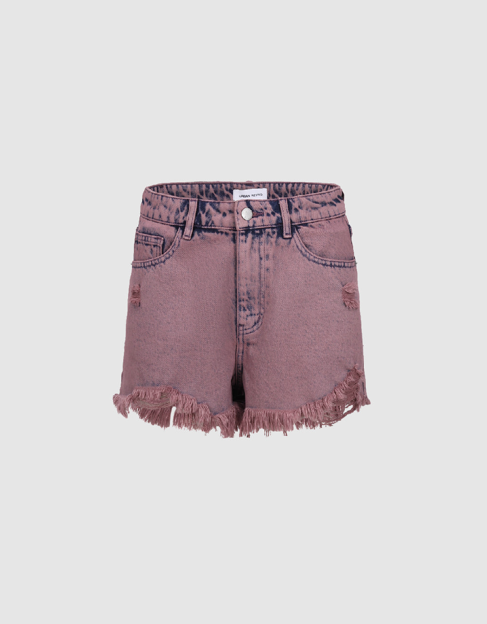 Raw Hem Denim Shorts