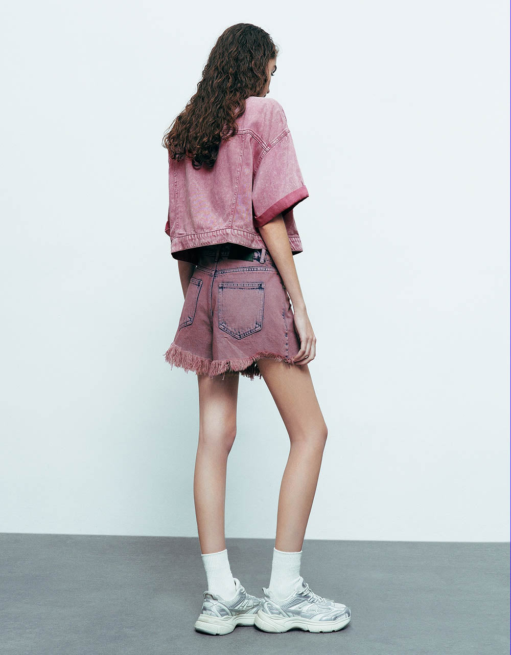 Raw Hem Denim Shorts