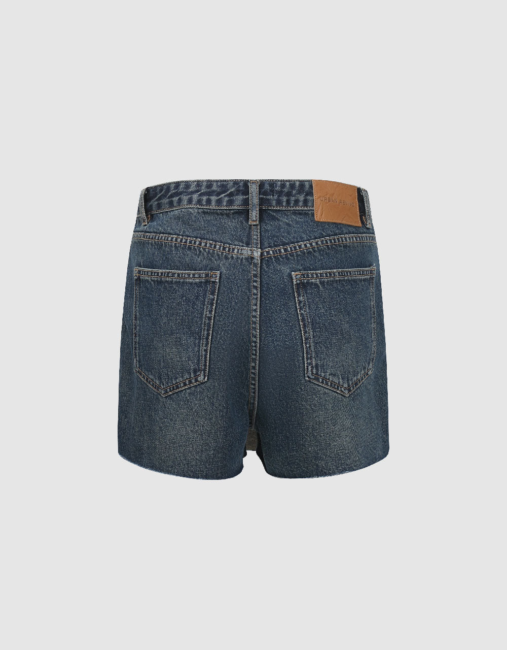 Raw Hem Denim Shorts