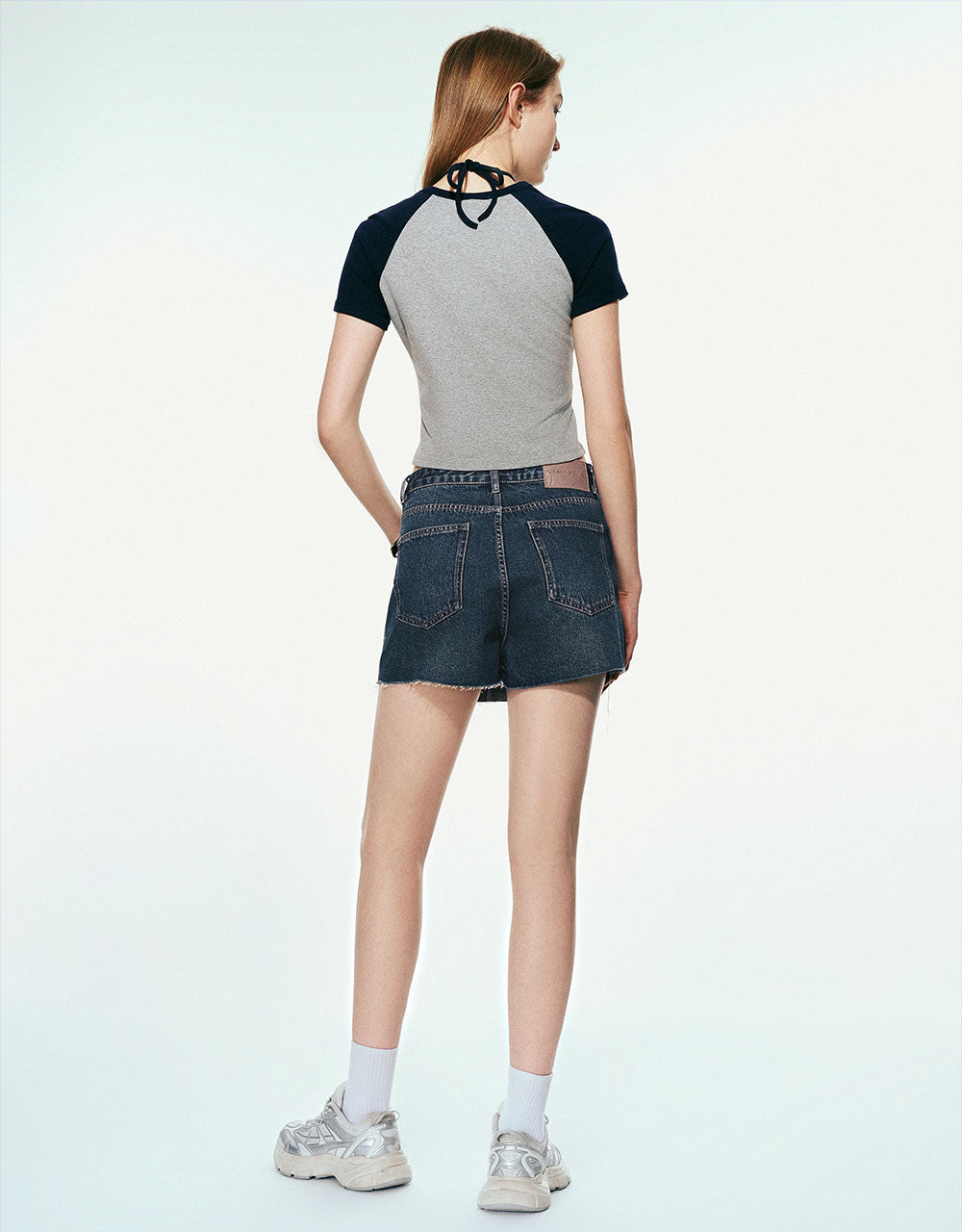 Raw Hem Denim Shorts