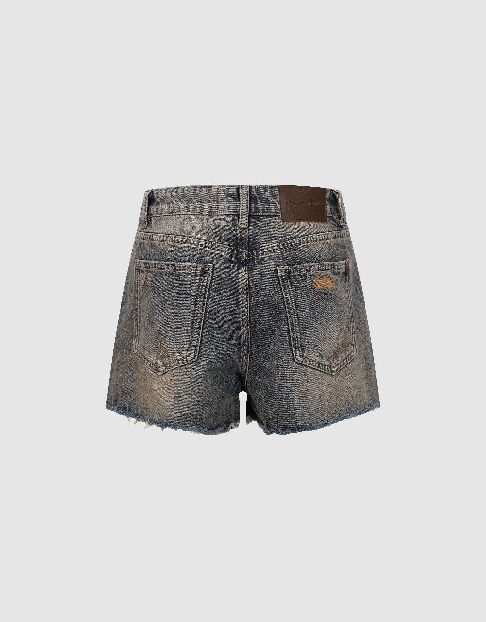 Raw Hem Denim Shorts