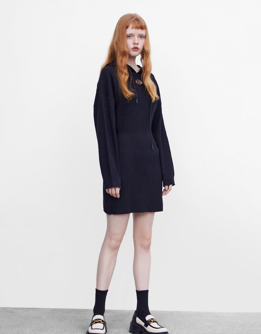 Hooded Knitted Dress