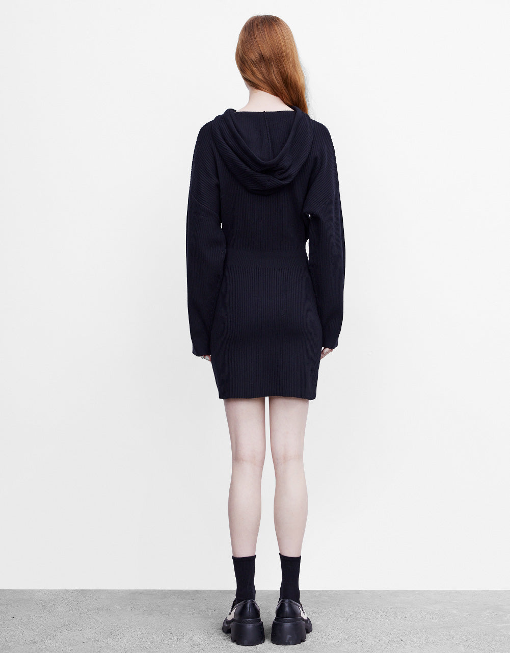 Hooded Knitted Dress