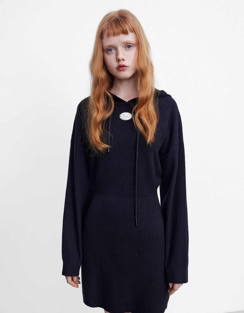 Hooded Knitted Dress