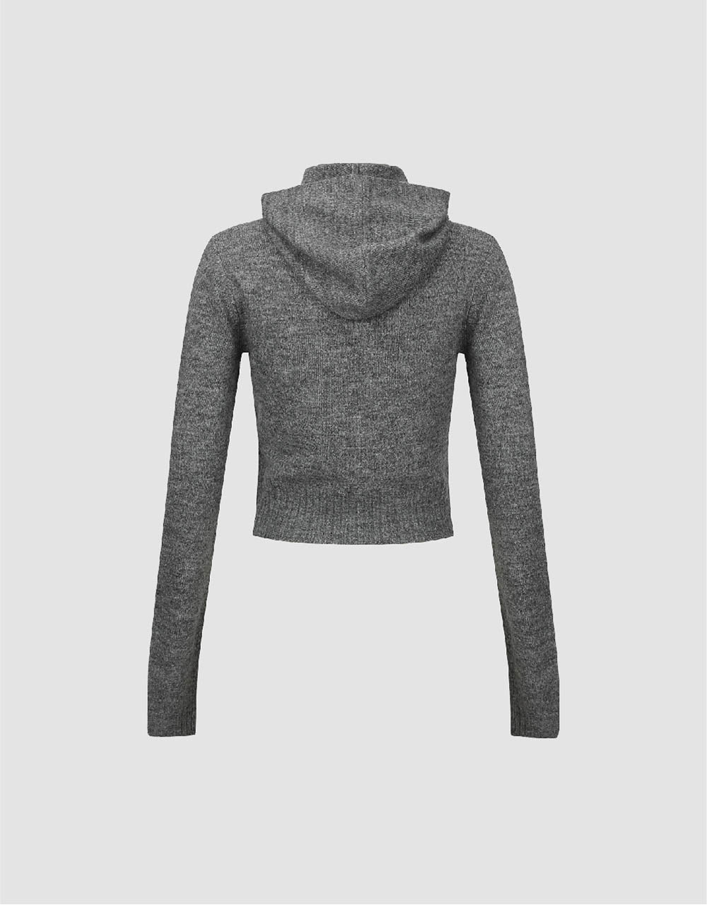 Hooded Knitted T-Shirt