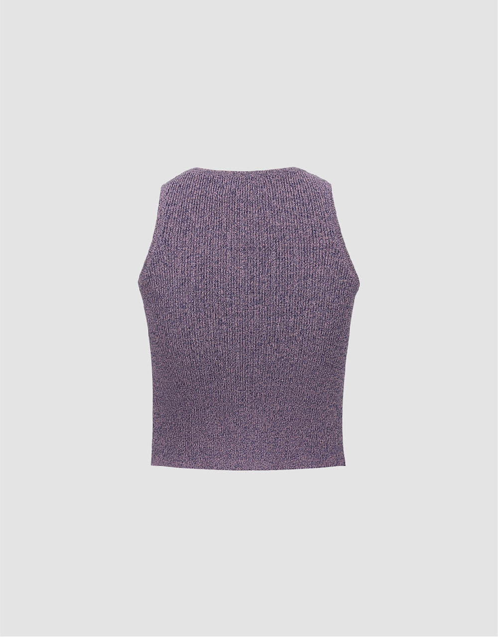 Crew Neck Knitted Tank Top