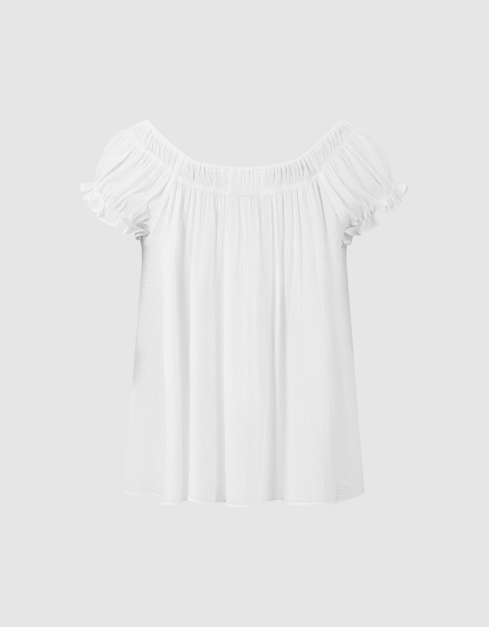 U Neck Oversized Blouse