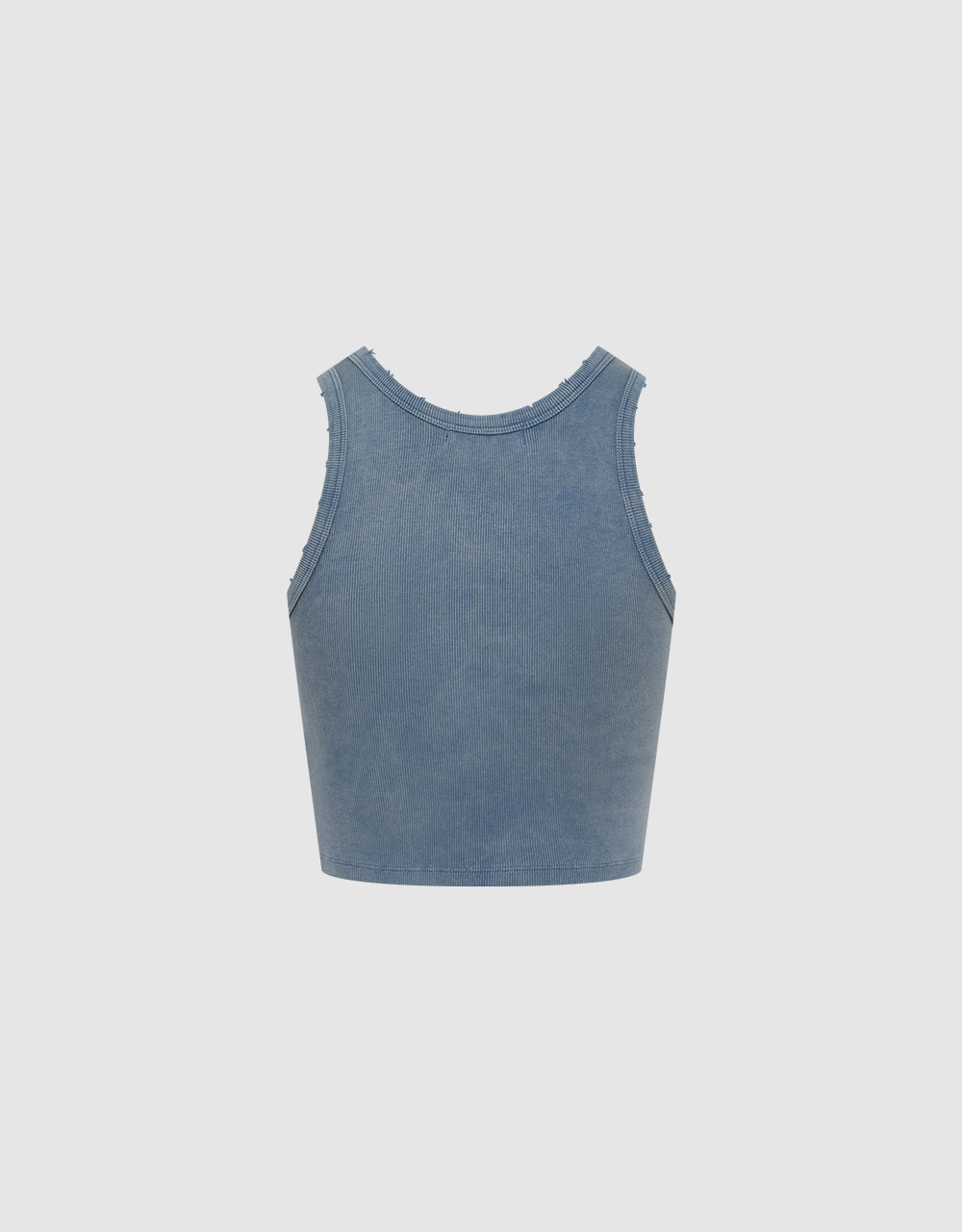 Crew Neck Knitted Tank Top